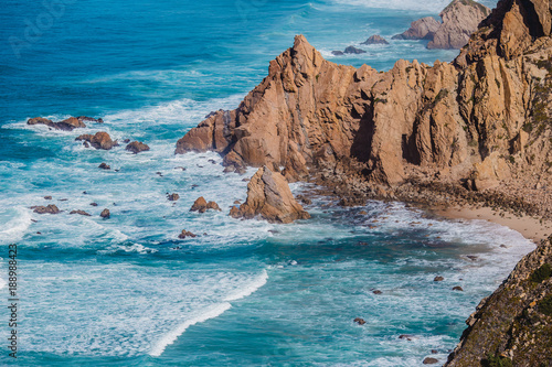 famous lighthouse ocean portugal cabo da roca