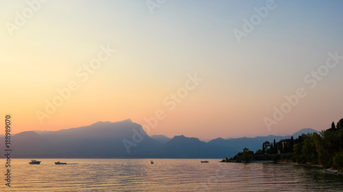 Lake Garda at sunset