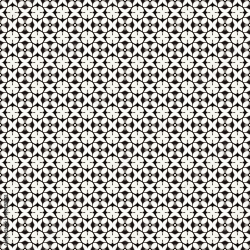 Geometric pattern in repeat. Fabric print. Seamless background, mosaic ornament, ethnic style.