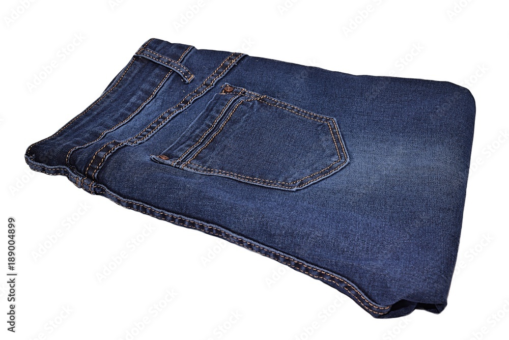 jeans on the white background jeans on the white background