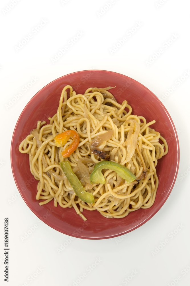 asian food fried noodle on the table asian food fried noodle on the table