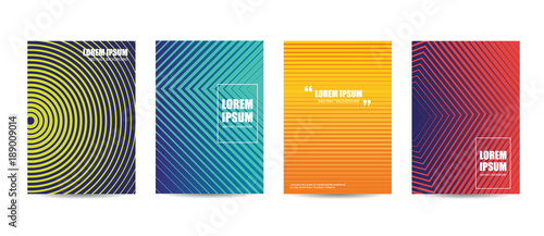 Cool geometric cover design for background and brochure template. vector illustration