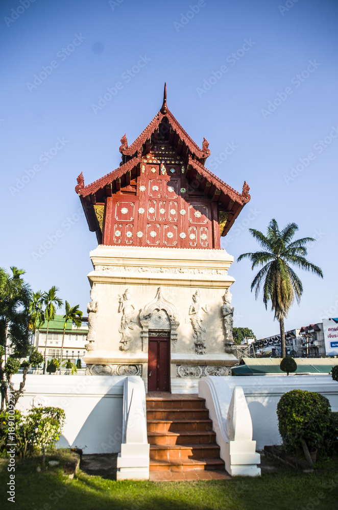 Naklejka premium Thai temple in Chiangmai,Thailand