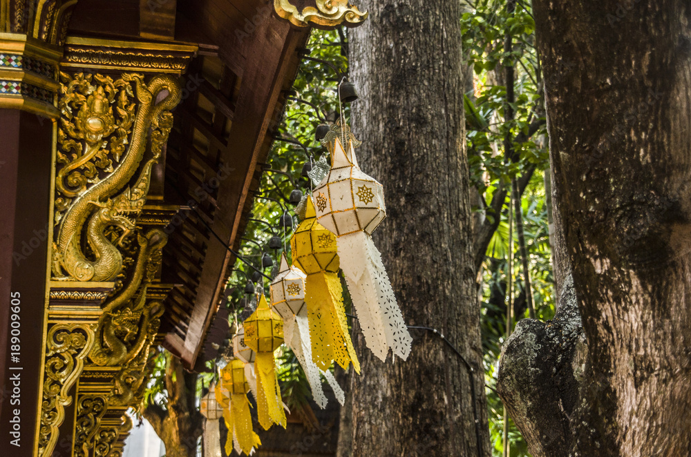 Thai temple in Chiangmai,Thailand