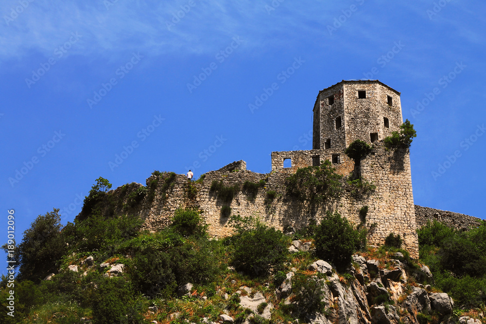 Old town Pocitelj near Mostar in Bosnia and Herzegovina