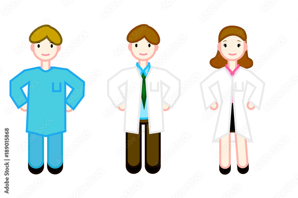 A group of specialist physicians who personify the staff. Suitable for registration of a health magazine or a website. A group of specialist physicians who personify the staff. Suitable for registration of a health magazine or a website.