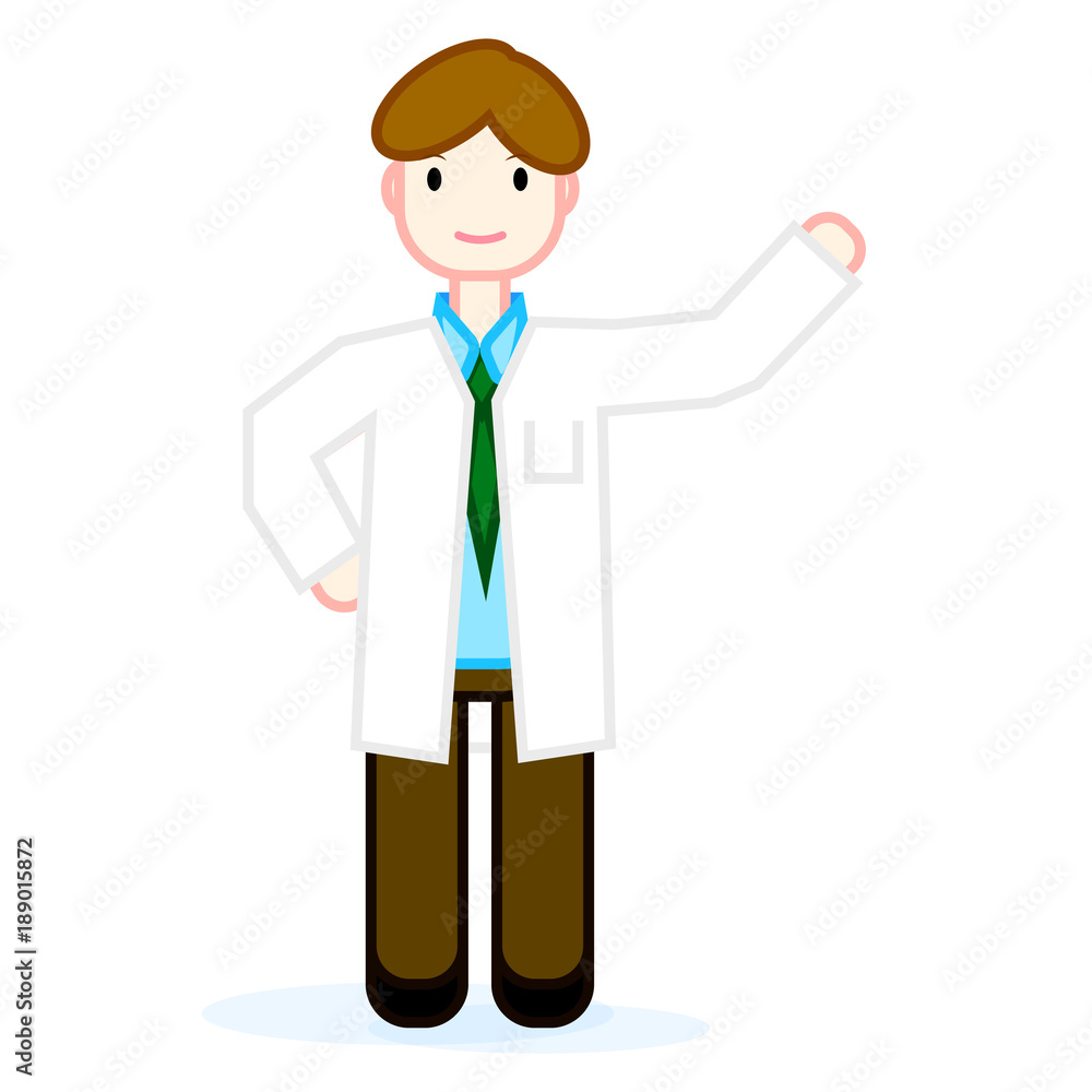 Character is a doctor, a specialist in health care. Suitable for registration of a health magazine or a website. Character is a doctor, a specialist in health care. Suitable for registration of a health magazine or a website.