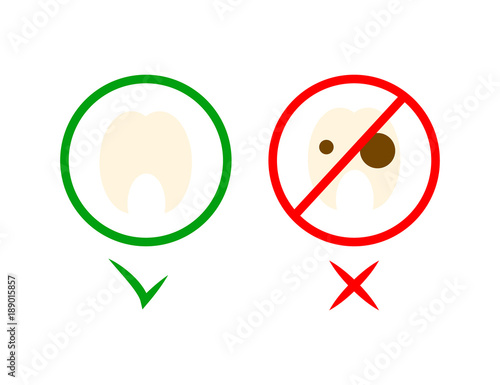 Dental health. Suitable for registration of a health magazine or a website.