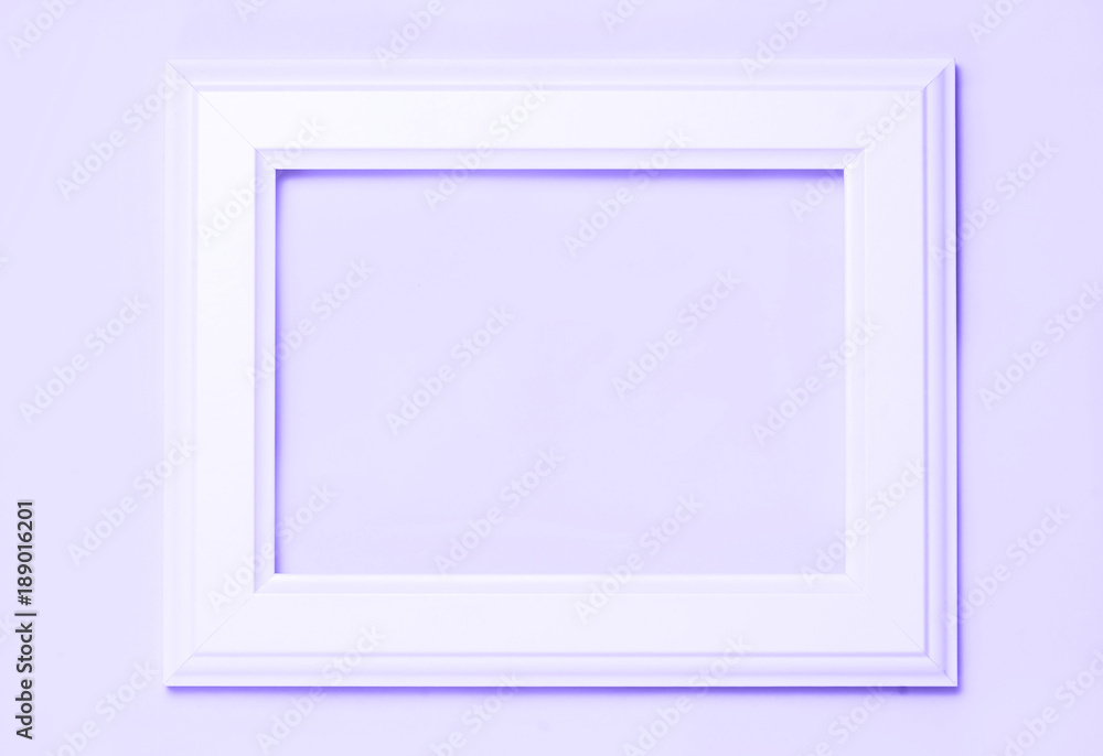 Ultra violet frame with empty space for your text on ultraviolet background. Flat lay, top view Ultra violet frame with empty space for your text on ultraviolet background. Flat lay, top view