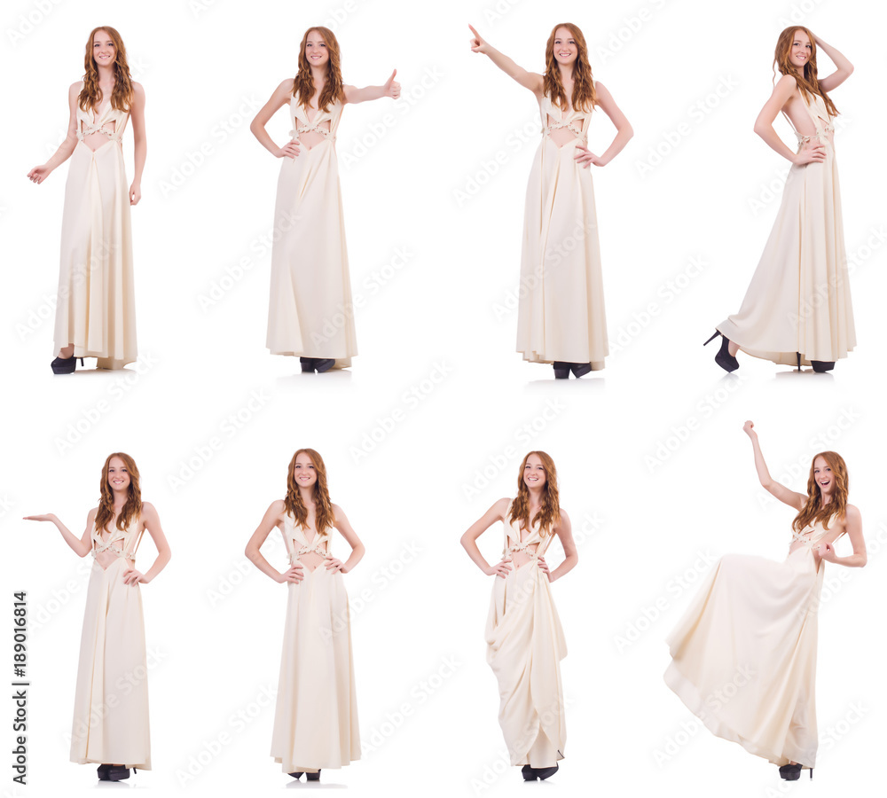 Man in white dress isolated on white Man in white dress isolated on white