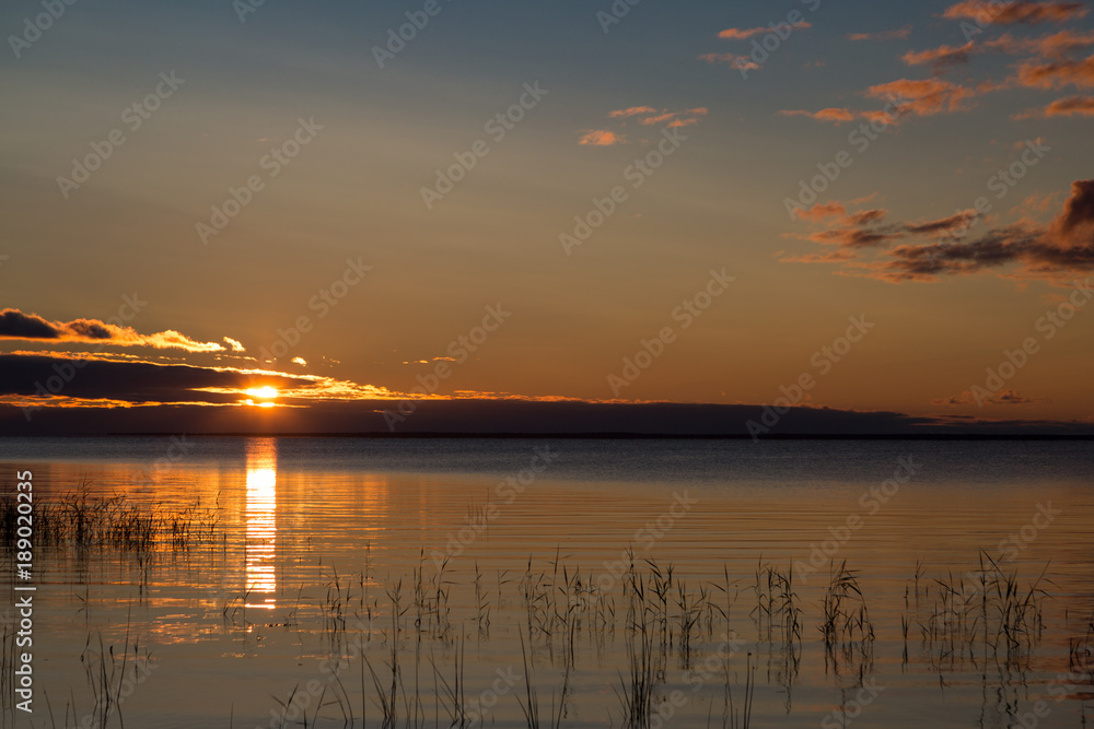 Sunset Lumijoki Finland