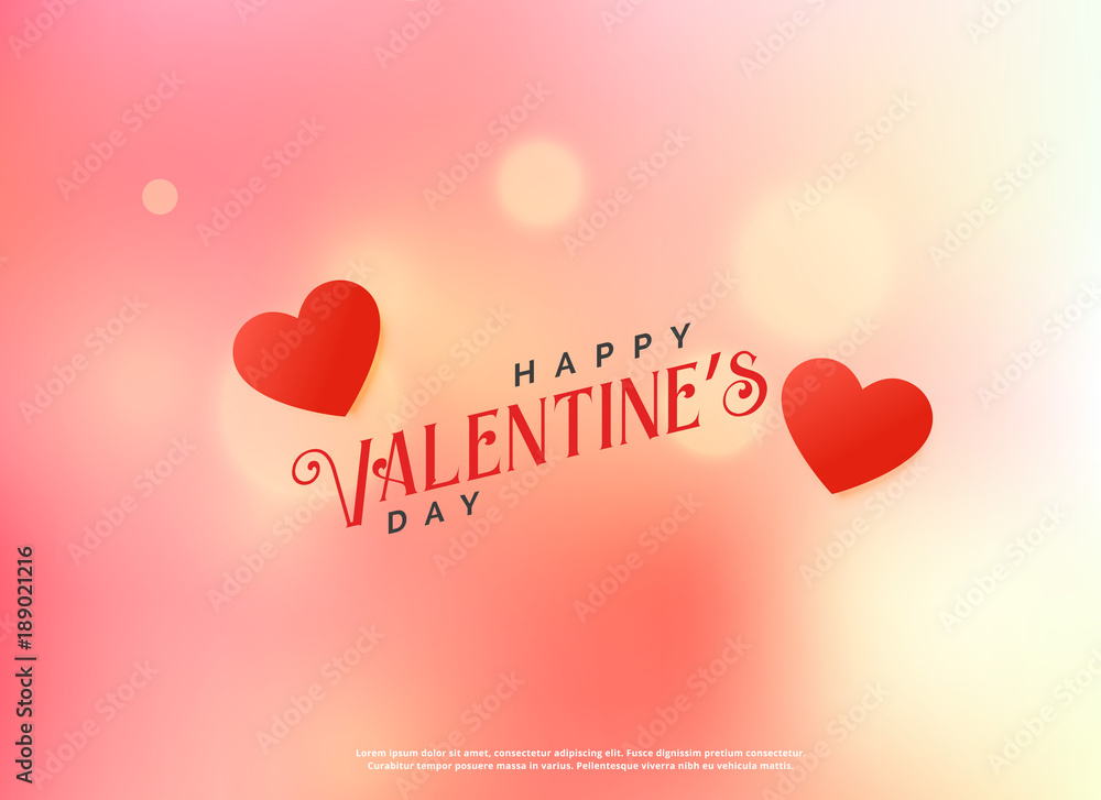 love valentine's day beautiful background design