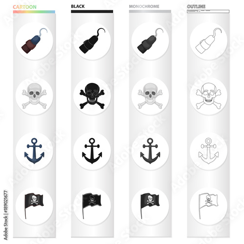 History, travel, wanderings and other web icon in cartoon style.Ocean, foray, attributes, icons in set collection.