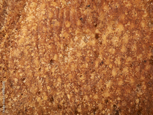 Close-up of a bread crust