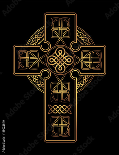 vector celtic cross