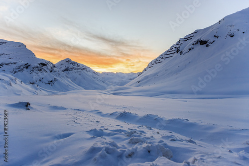 Winter at Julier -Pass Switzerland