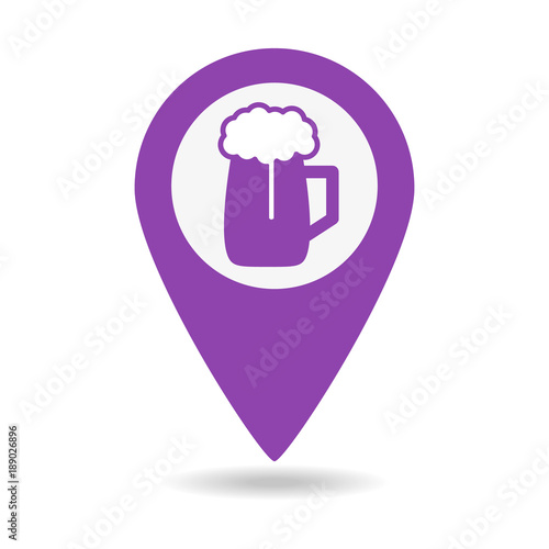 Beer Map Pointer Icon.