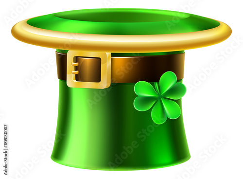 Leprechaun Shamrock Green St Patricks Day Hat photo