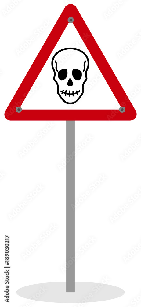 warning sign death warning sign death