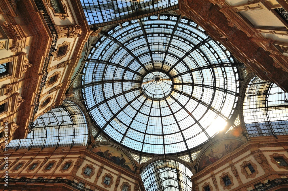 Milano cupola della Galleria Vittorio Emanuele