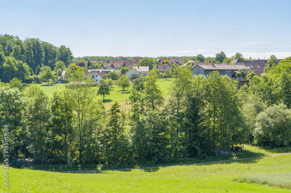 Naklejka premium Schleierhof in Hohenlohe