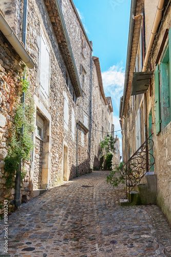 Fototapeta Naklejka Na Ścianę i Meble -  Impression of the village Viviers in the Ardeche region of France