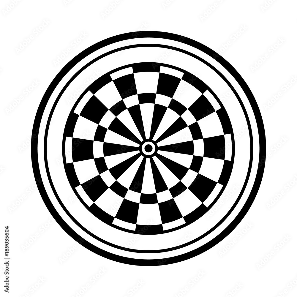 Sport equipment simple darts icon Sport equipment simple darts icon