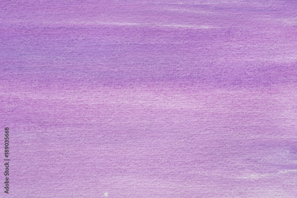 Fototapeta premium violet watercolor painted on paper background texture
