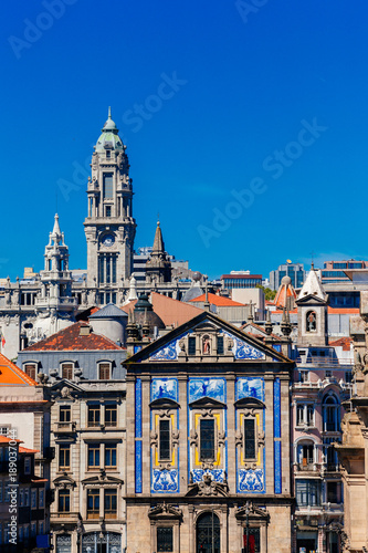 View on buildings of Porto, Portugal