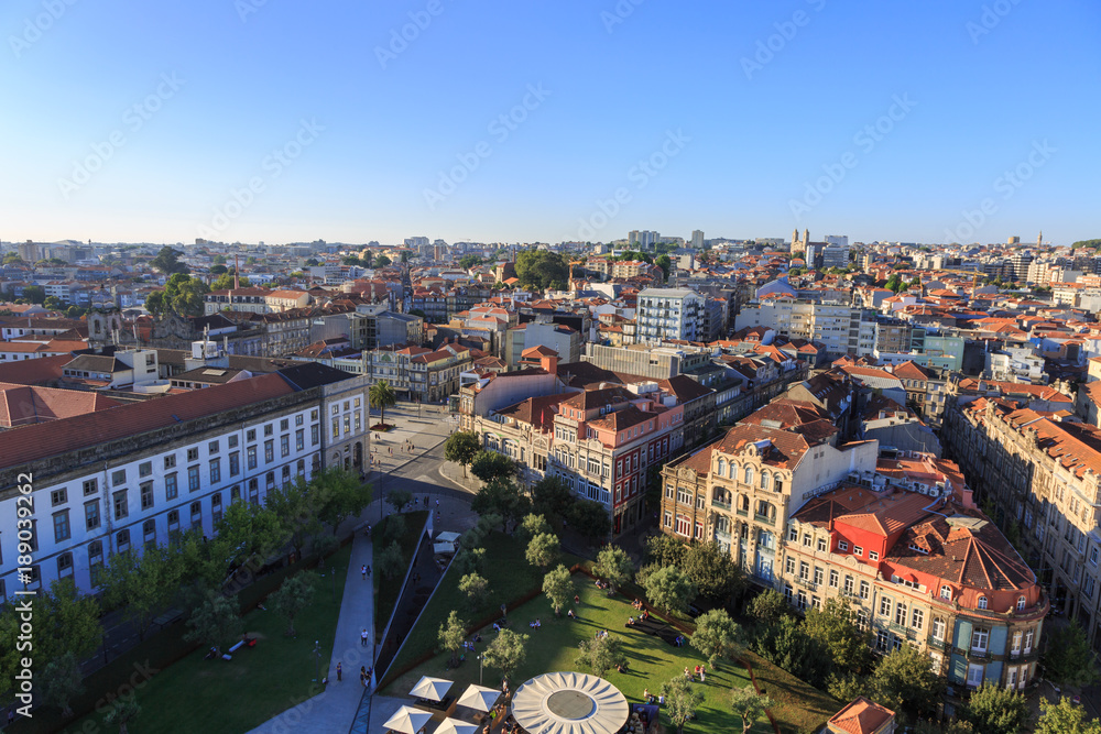 Beautiful Porto Skyline - Rooftops and City Center, Portugal