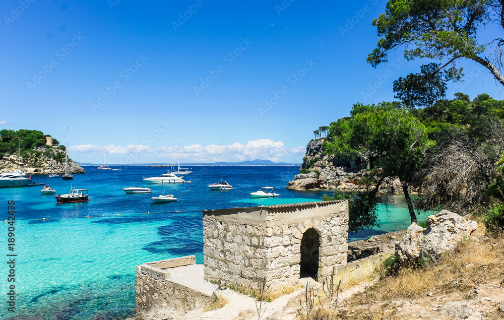 Majorca island sea and bay
