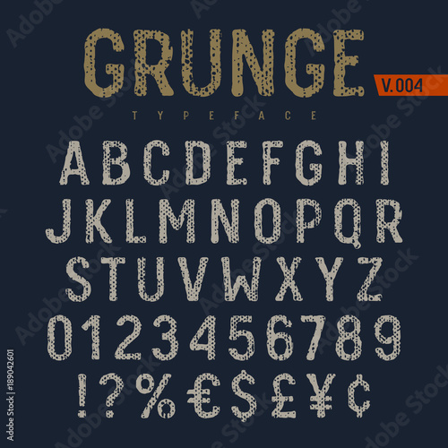 Grunge Font 006
