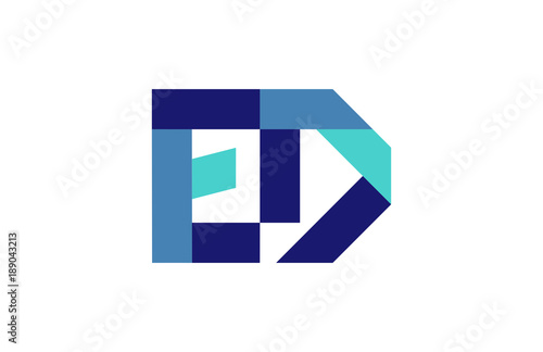 ED Ribbon letter Logo