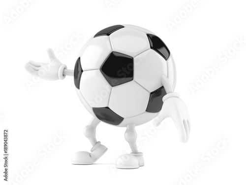 Soccer ball character