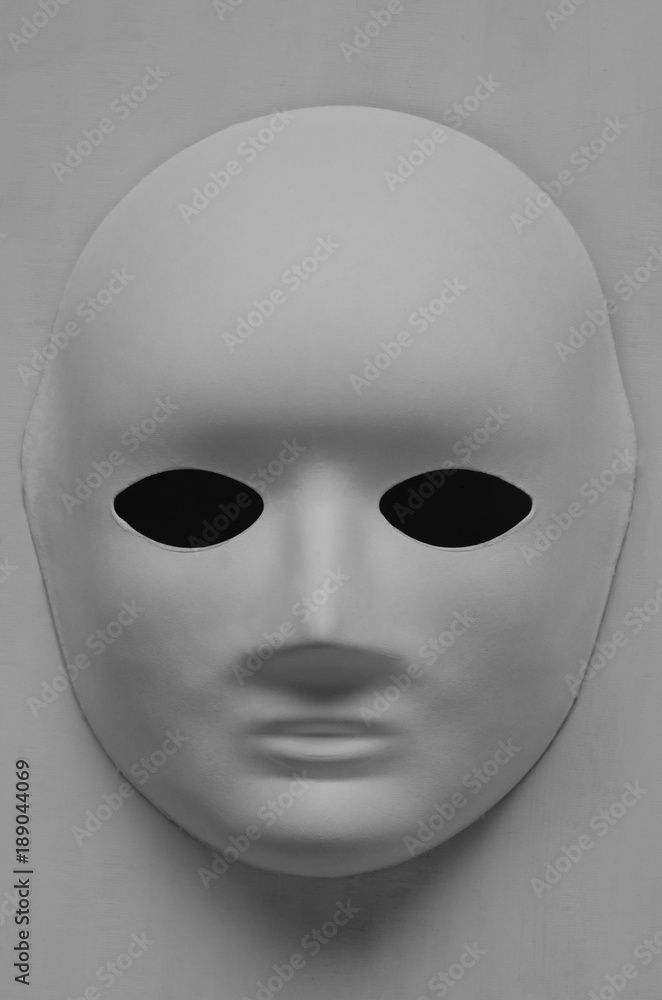 White Mask On White Background. White Mask On White Background.