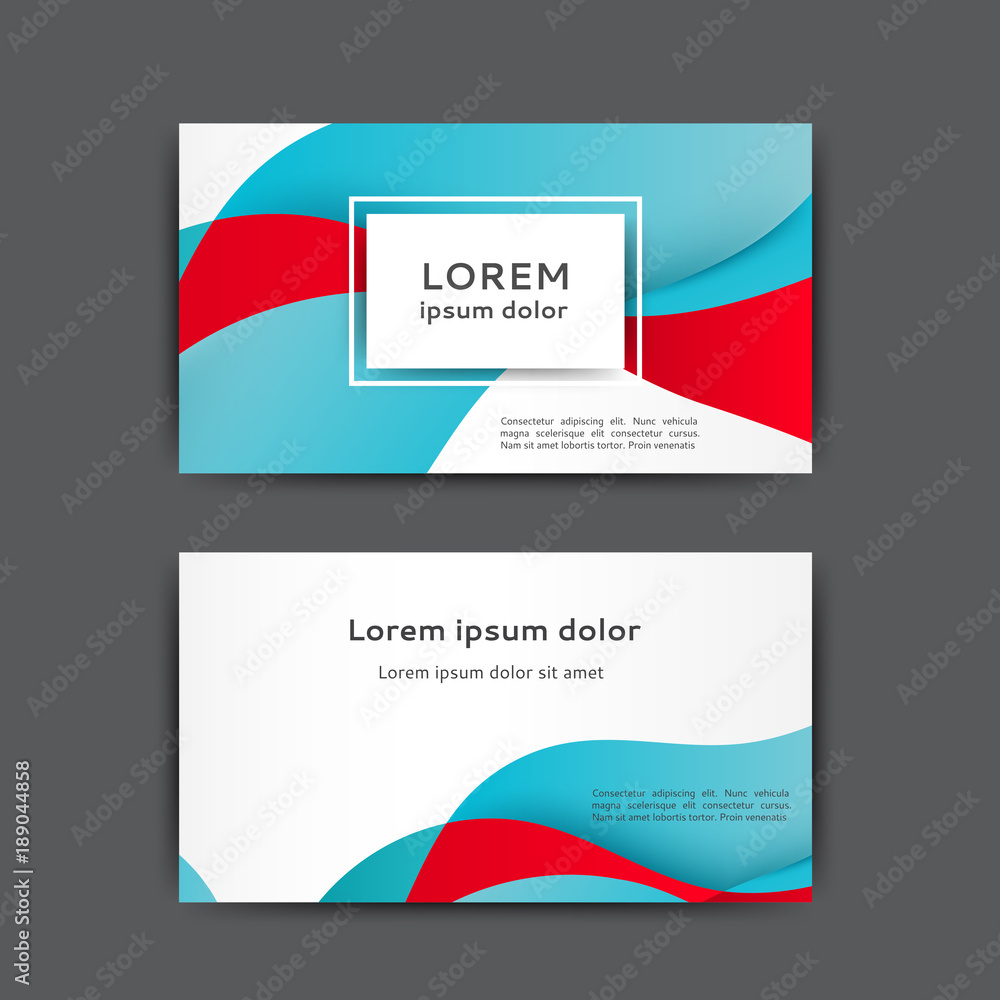 Fototapeta premium Business card template