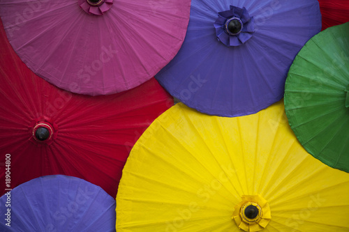 Umbrellas    paper umbrellas colorful   Colorful background