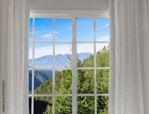 Canvas Print view from the window on the