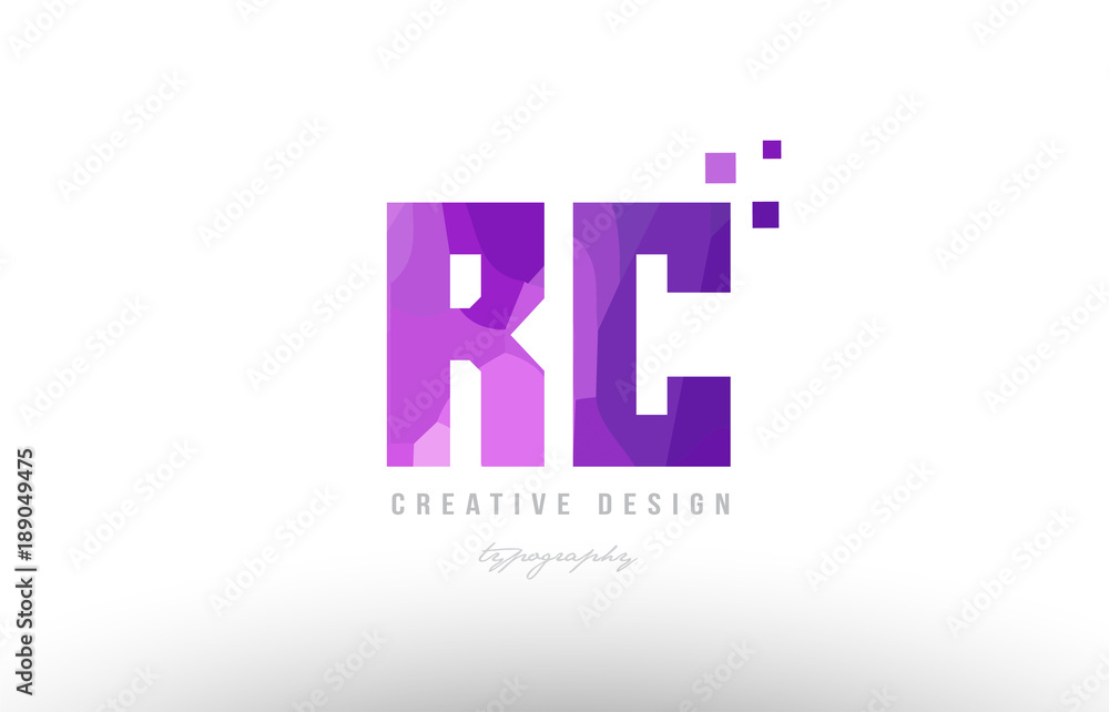 rc r c pink alphabet letter logo combination with squares rc r c pink alphabet letter logo combination with squares