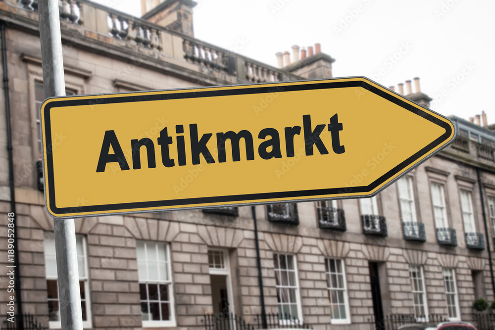 Schild 238 - Antikmarkt