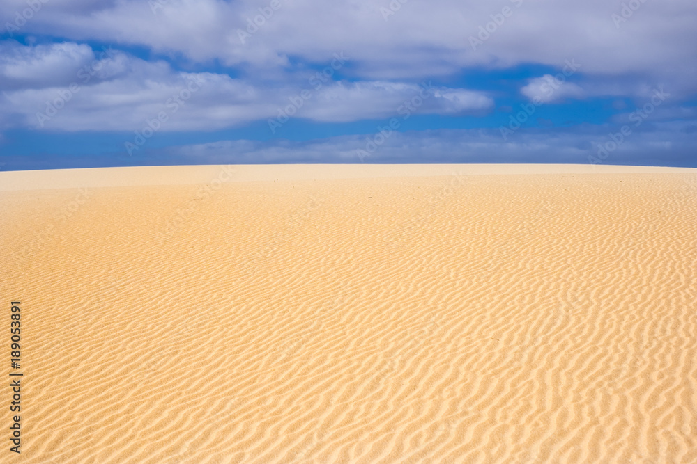 Desert dunes in Fuerteventura Canary Islands Desert dunes in Fuerteventura Canary Islands