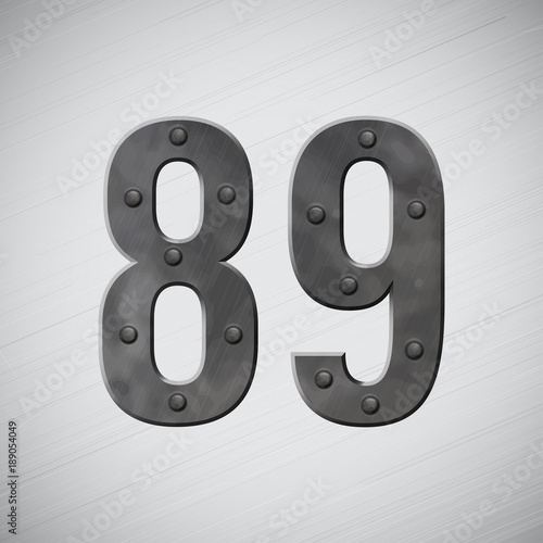 Metal letters