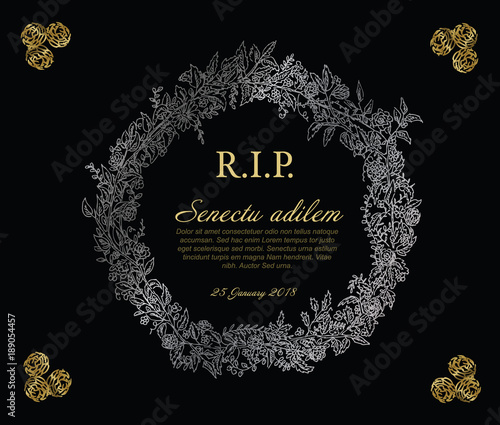 funeral card template