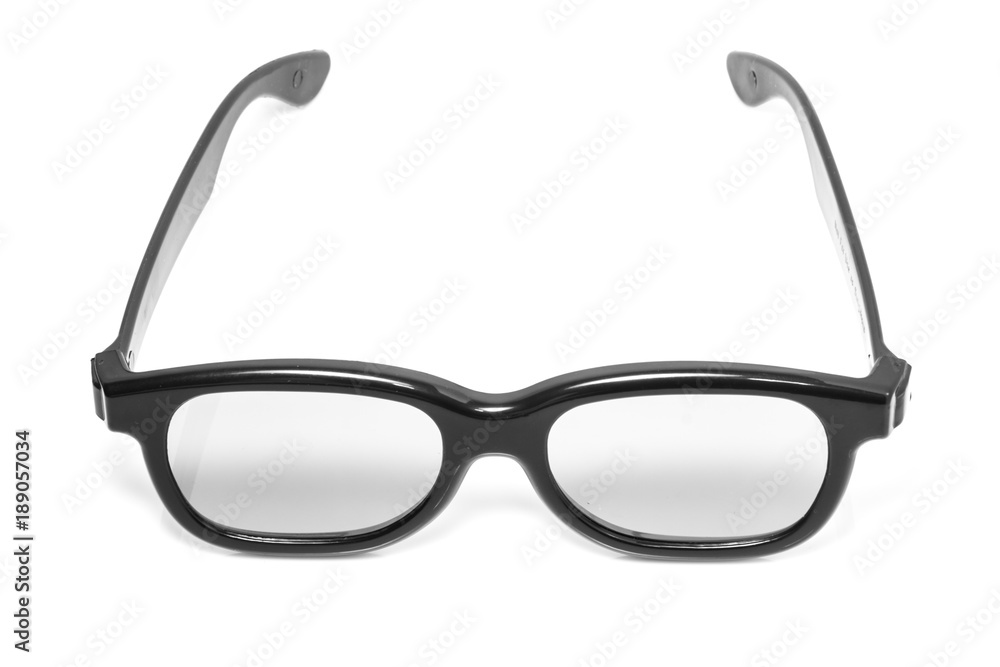 3D glasses isolated on white 3D glasses isolated on white