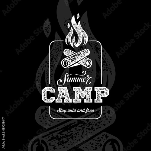 Camp summer black