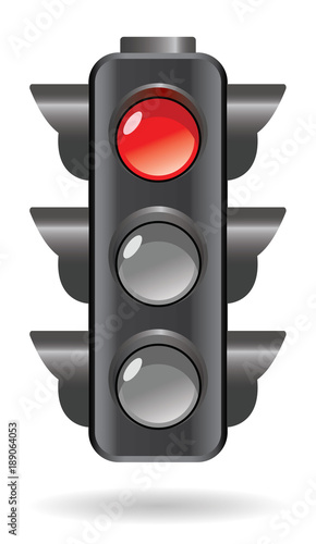 red traffic light 