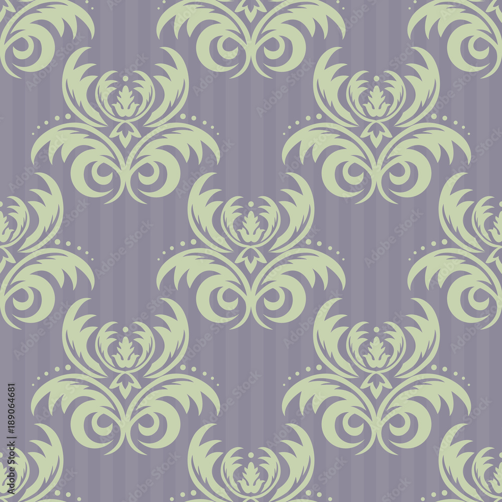 Vector seamless floral damask pattern. Rich ornament, old Damascus style. Royal victorian seamless pattern for wallpapers, textile, wrapping, wedding invitation. Damask woman pattern. EPS10 Vector seamless floral damask pattern. Rich ornament, old Damascus style. Royal victorian seamless pattern for wallpapers, textile, wrapping, wedding invitation. Damask woman pattern. EPS10