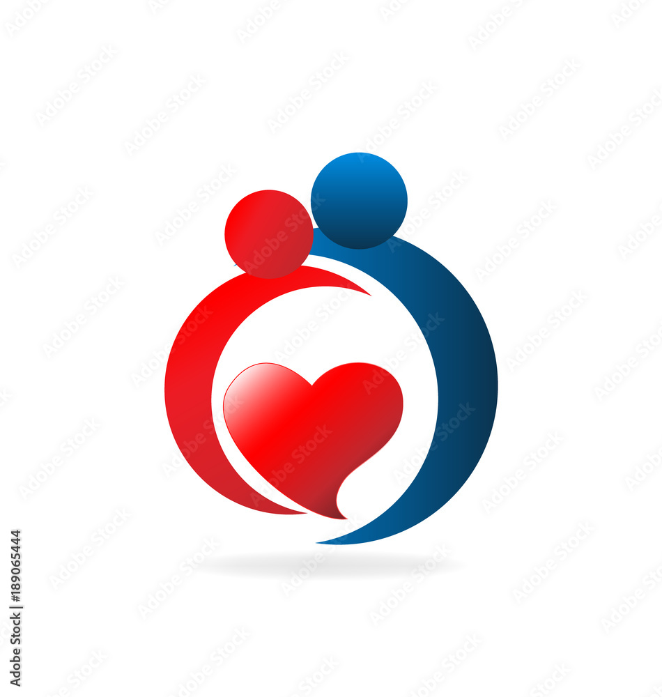 Couple people lovers vector icon Couple people lovers vector icon