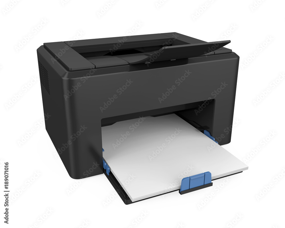 Laser Printer Isolated Laser Printer Isolated