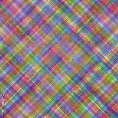 Colorful gingham seamless p...